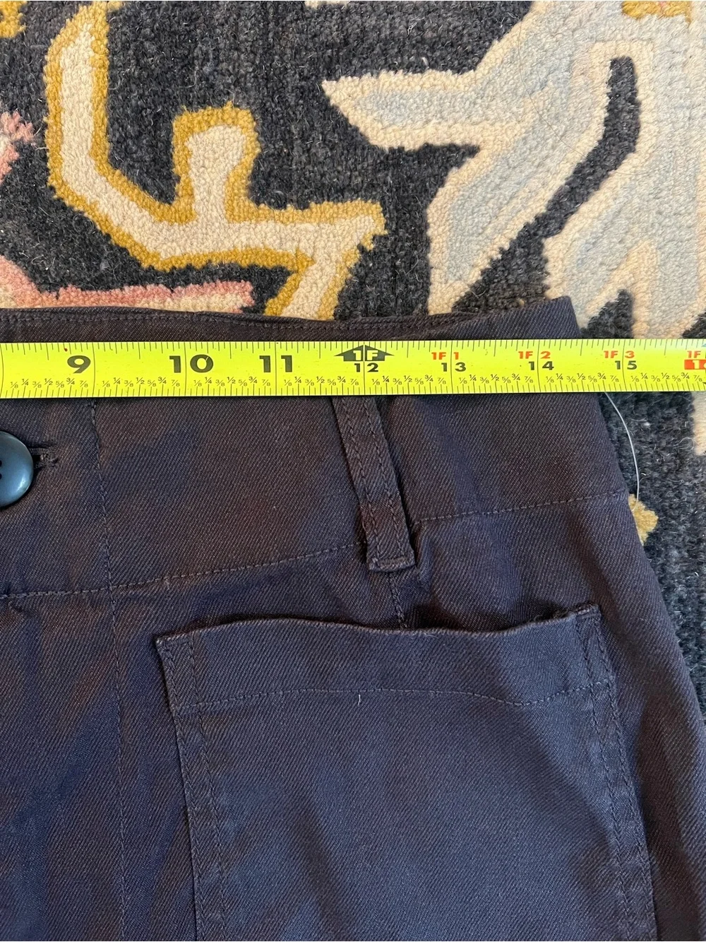 NWT Maeve Navy Linen Colette Pants